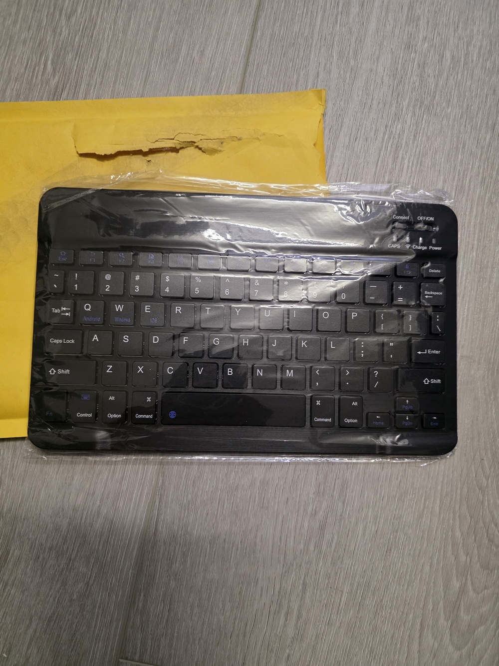 Compact Wireless Black Bluetooth Keyboard
